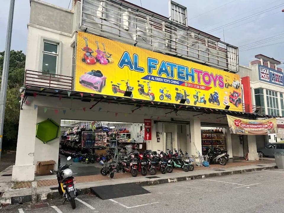 Al-Fateh Toys & Bike Cheng storefront